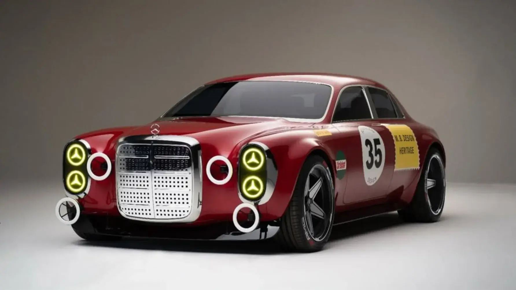 Mercedes-Benz Designer Reimagines Iconic ‘Red Pig’