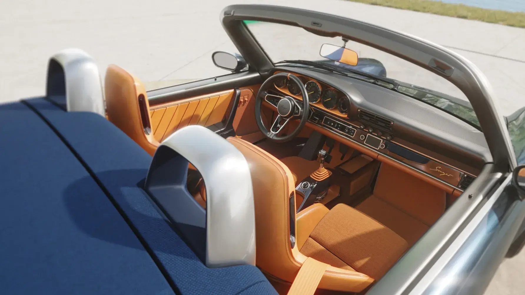Singer Reveals 911 Carrera Cabriolet Reimagined 7 1
