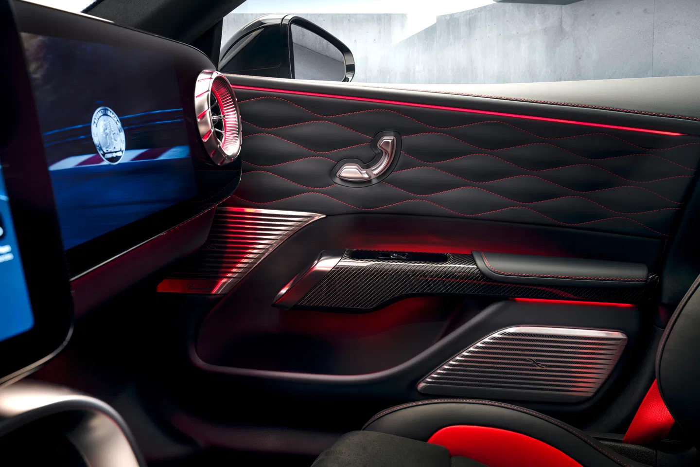 Mercedes AMG GT 4 Door EV Reveals High Tech Performance Cabin 4