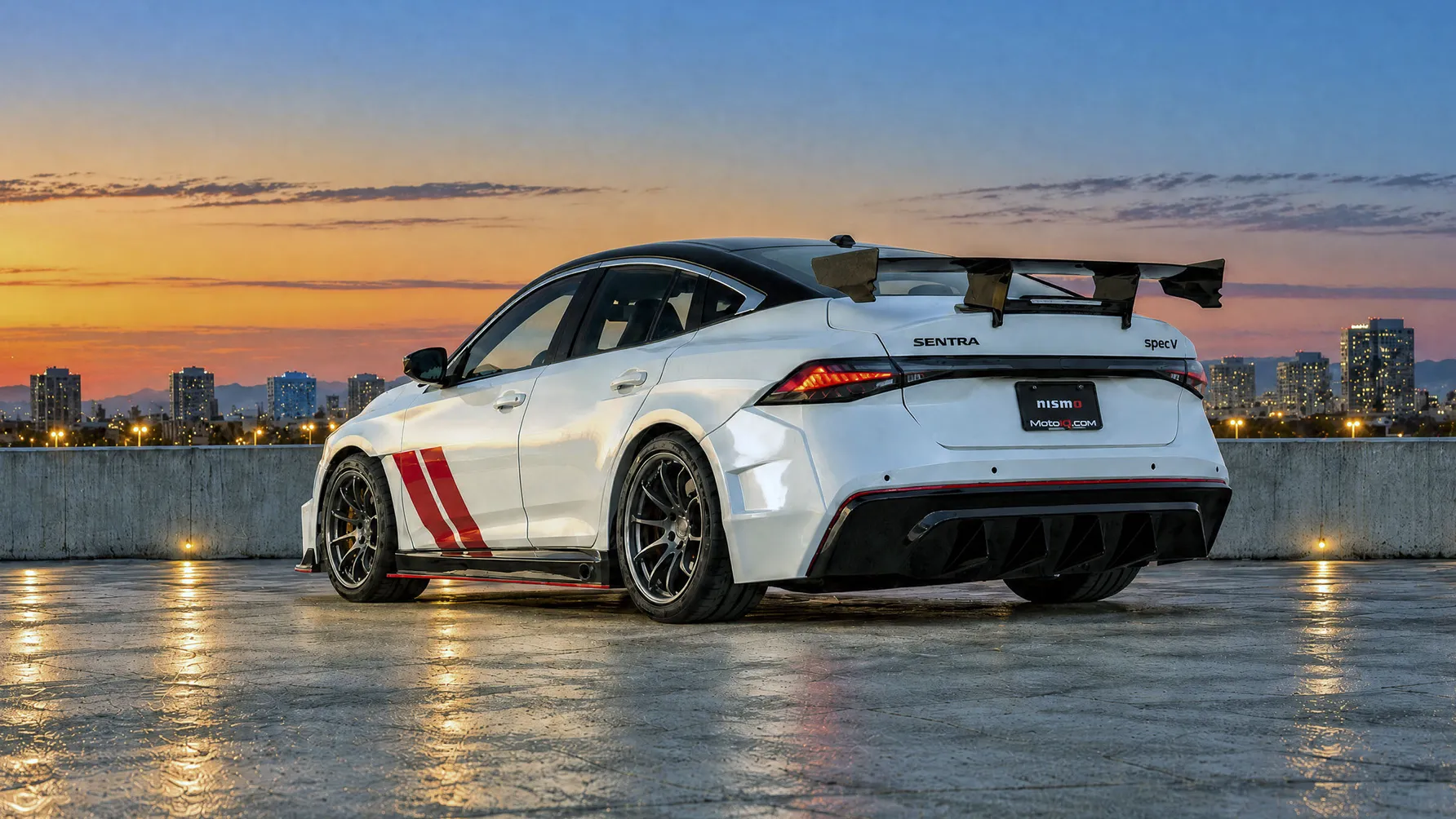 Nissan Revives Sentra Spec-V With 300bhp for SEMA 2026 5 Nissan Sentra Spec V 2